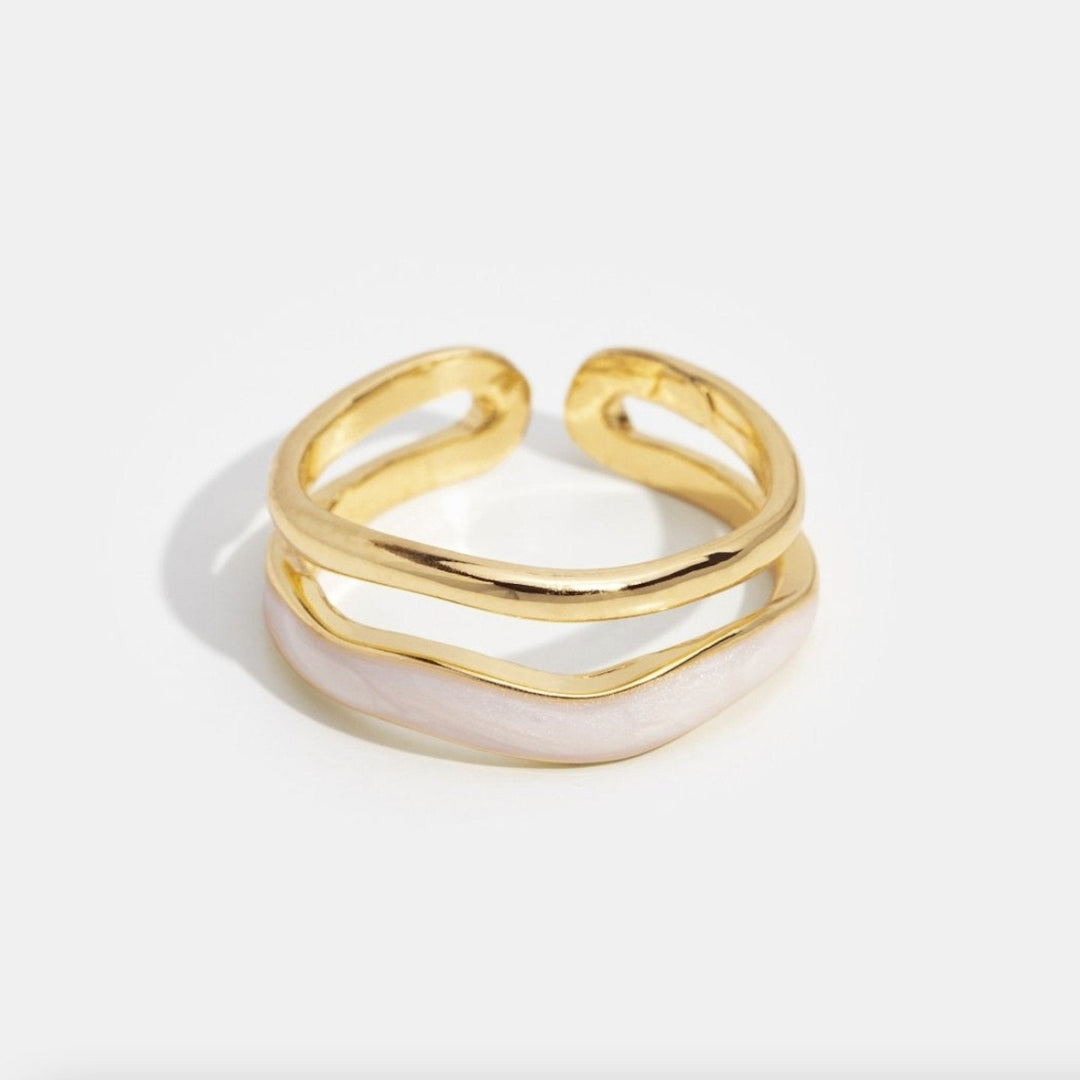 Gold Sculptural Wrap Ring