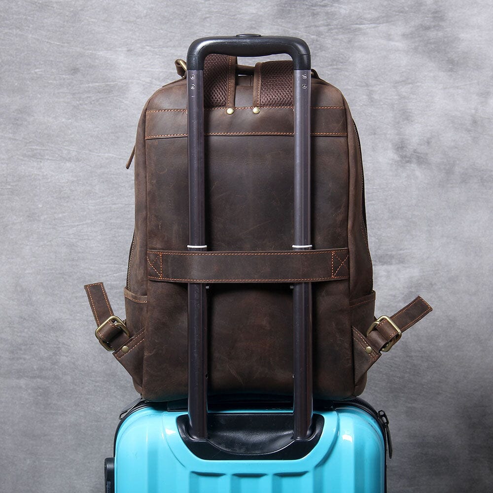 Callen | Elegant Leather Laptop Backpack