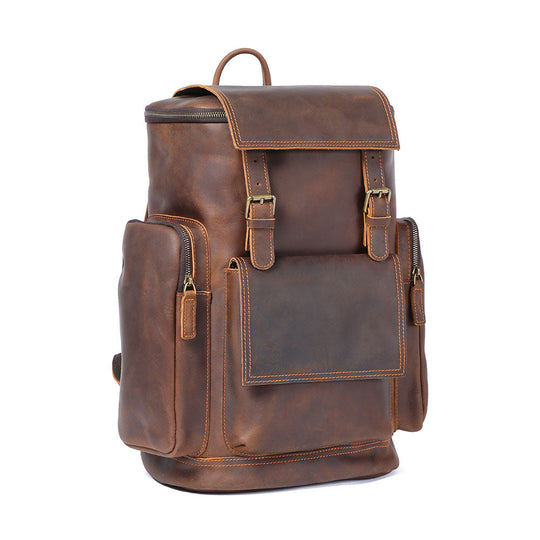 Rosvelle | Leather Laptop Backpack