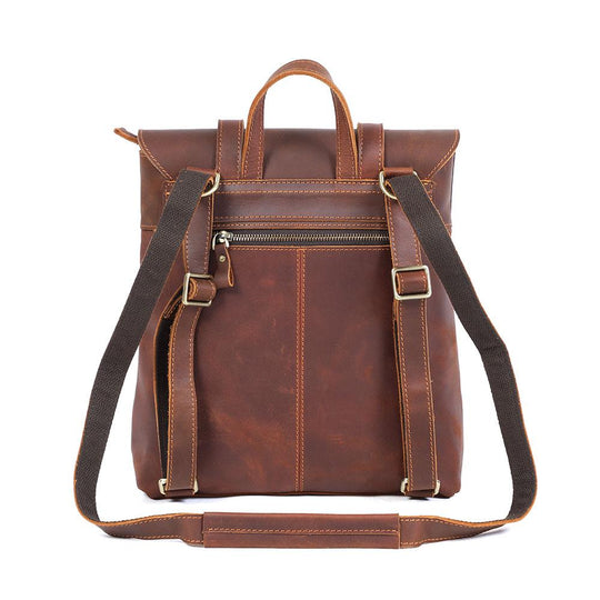 Mavi | Compact Leather Backpack
