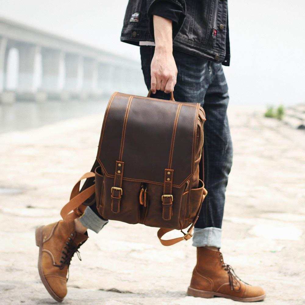 Elan | Vintage Leather Backpack
