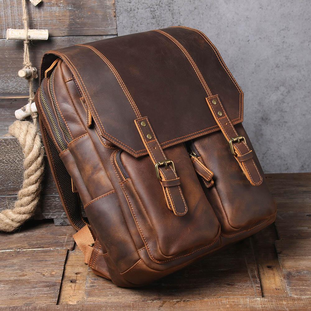 Elan | Vintage Leather Backpack