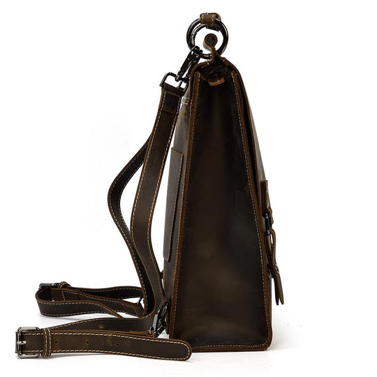 Rhett | Convertible Leather Backpack Handbag