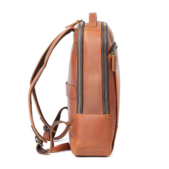 Ellis | Vintage Leather Laptop Backpack