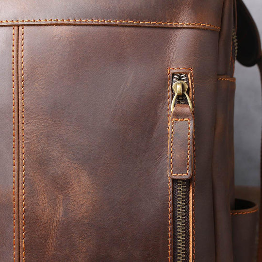 Elan | Vintage Leather Backpack