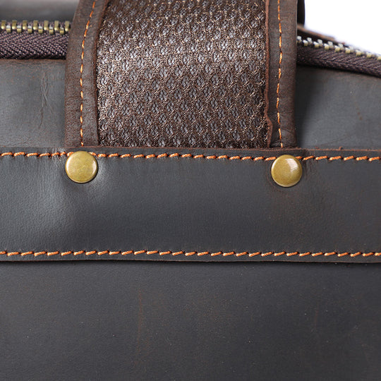 Ellis | Vintage Leather Laptop Backpack