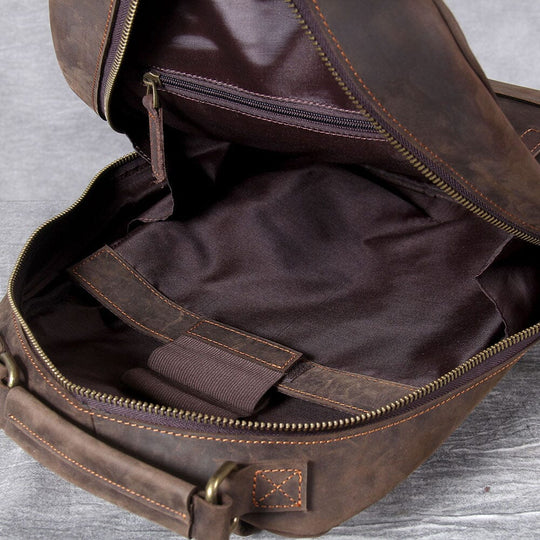 Callen | Elegant Leather Laptop Backpack
