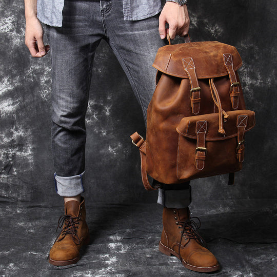 Bryn | Vintage Leather Backpack