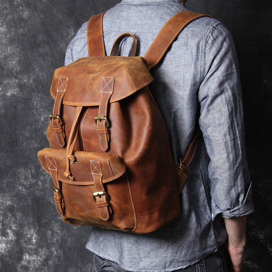 Bryn | Vintage Leather Backpack