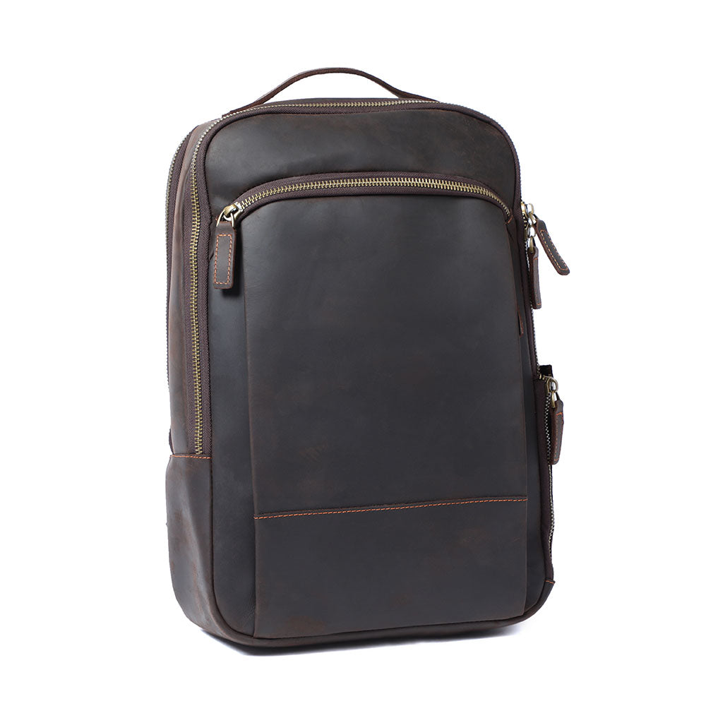 Ellis | Vintage Leather Laptop Backpack