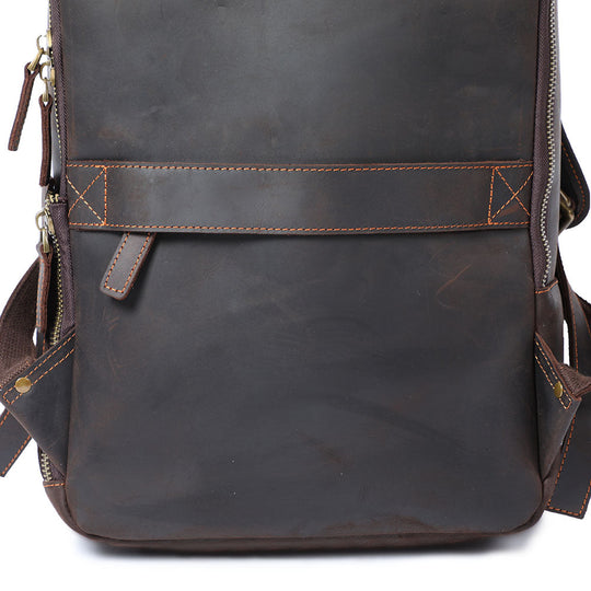 Ellis | Vintage Leather Laptop Backpack