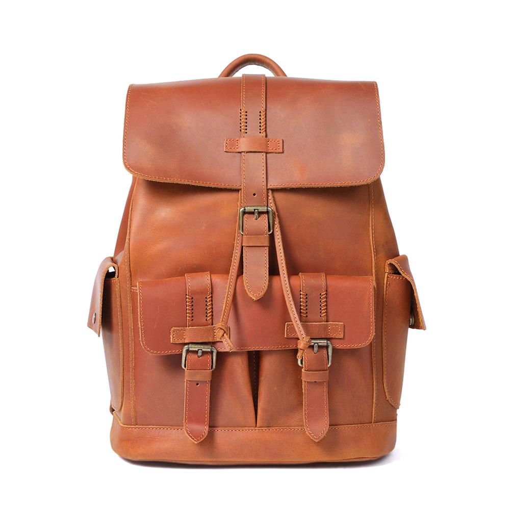 Velare | Leather Laptop Backpack