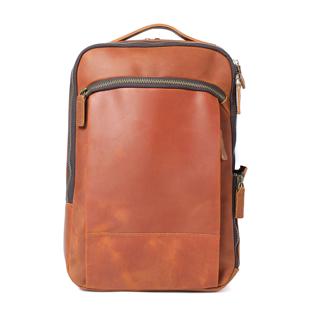 Ellis | Vintage Leather Laptop Backpack