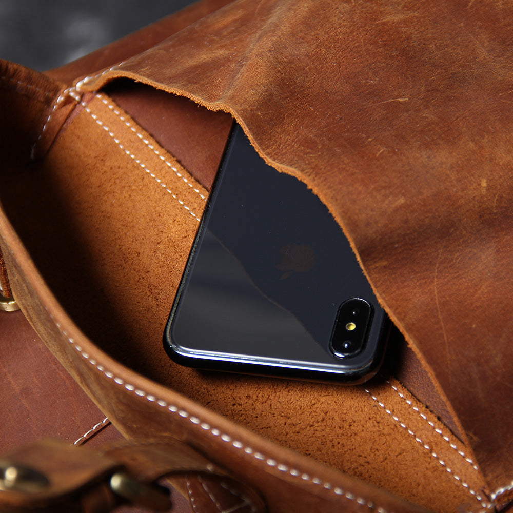 Bryn | Vintage Leather Backpack