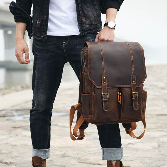 Elan | Vintage Leather Backpack