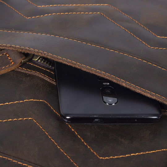 Velare | Leather Laptop Backpack