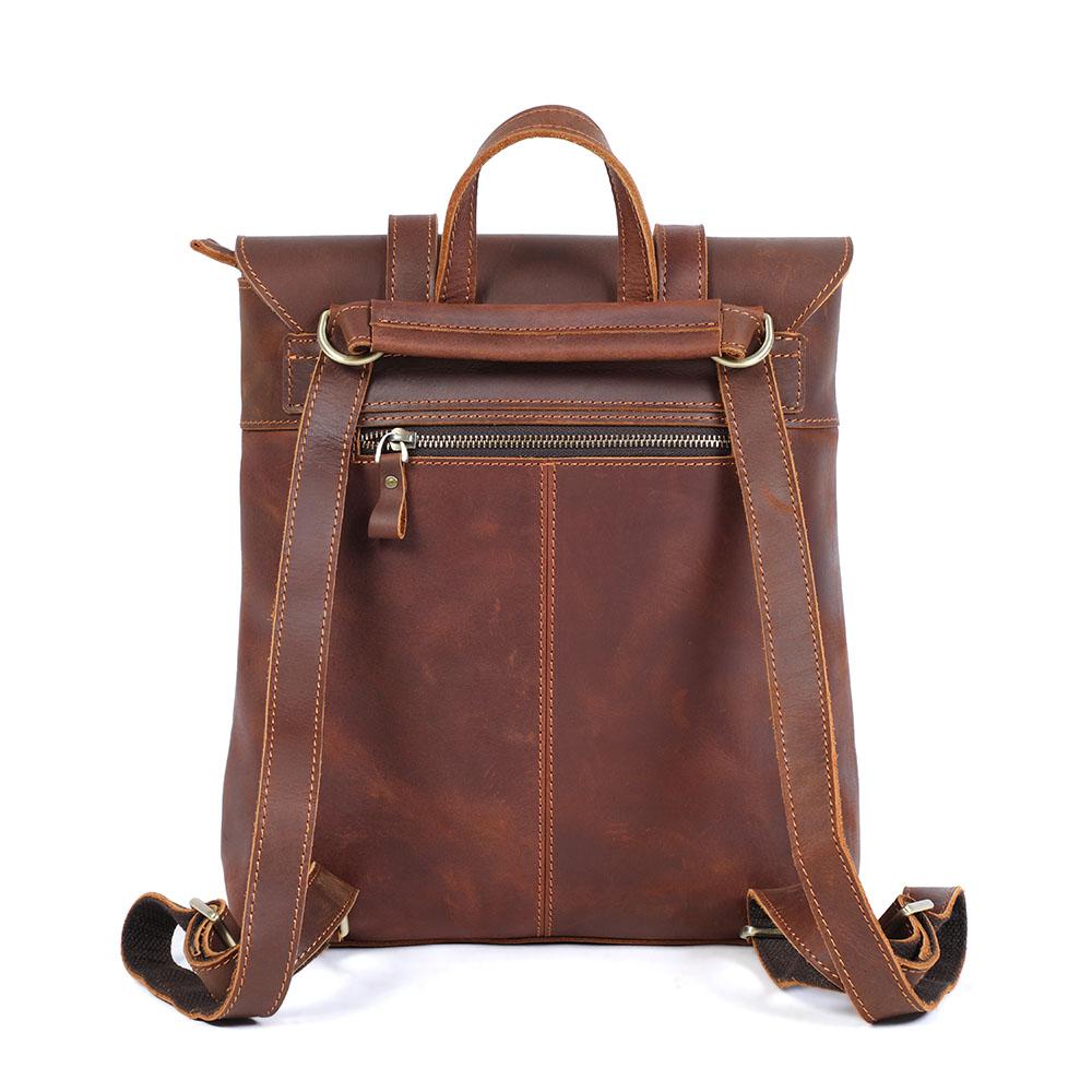 Mavi | Compact Leather Backpack