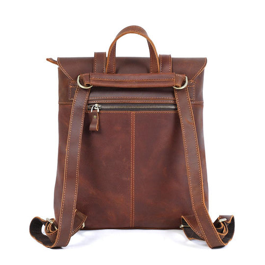 Mavi | Compact Leather Backpack