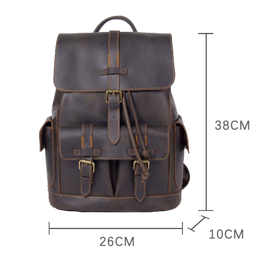 Velare | Leather Laptop Backpack