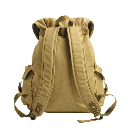 Montis | Vintage Canvas Leather Backpack