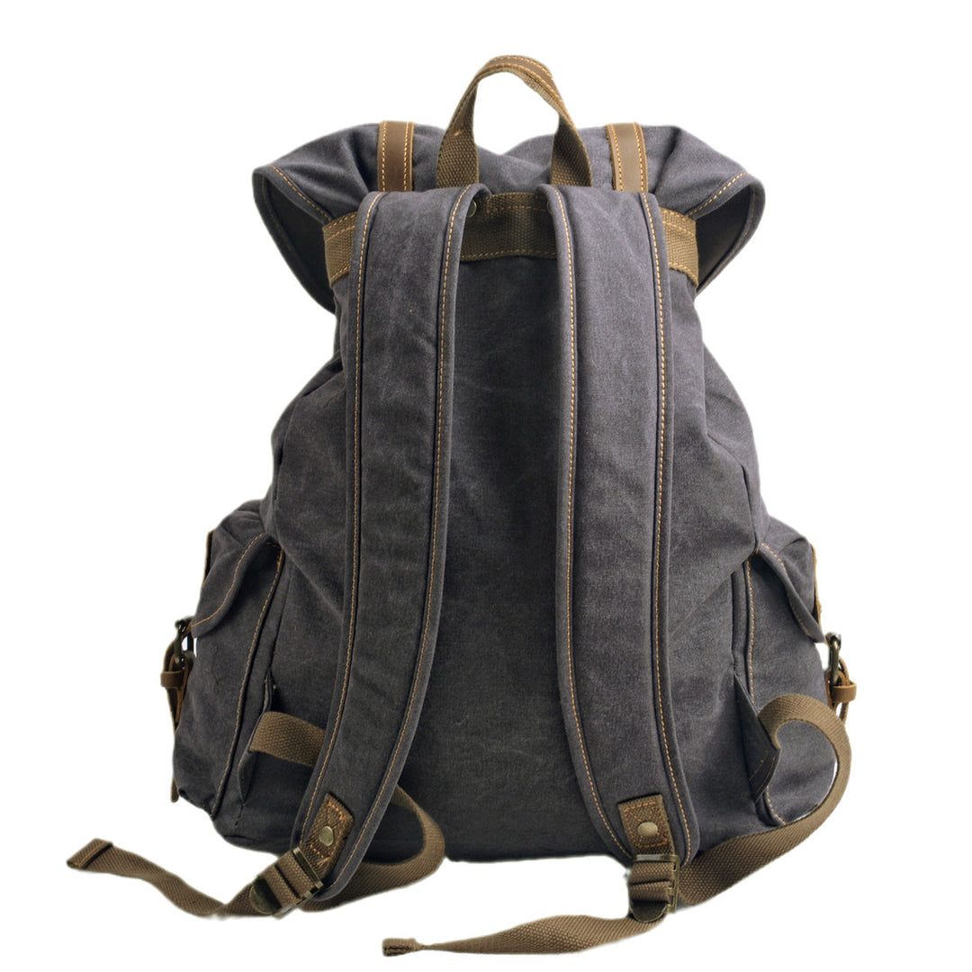 Montis | Vintage Canvas Leather Backpack