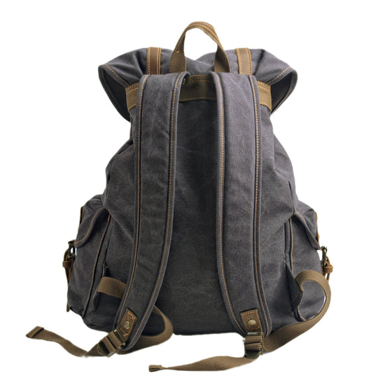 Montis | Vintage Canvas Leather Backpack