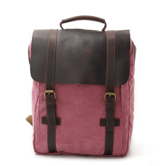 Fenric | Vintage Canvas and Leather Backpack