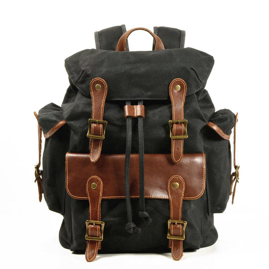 Everest | Vintage Canvas Leather Backpack