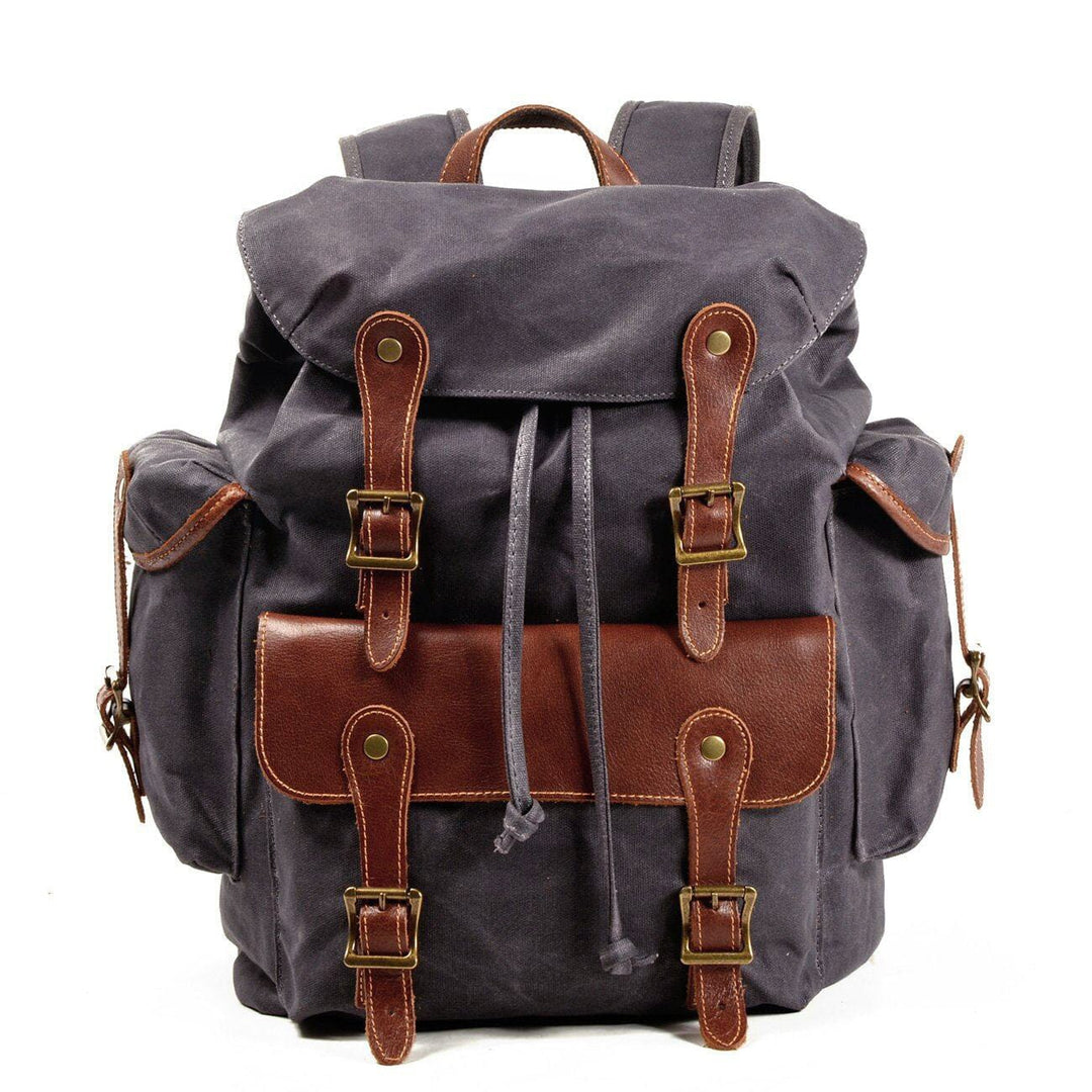 Everest | Vintage Canvas Leather Backpack