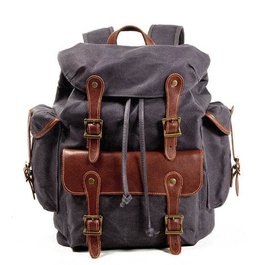 Everest | Vintage Canvas Leather Backpack