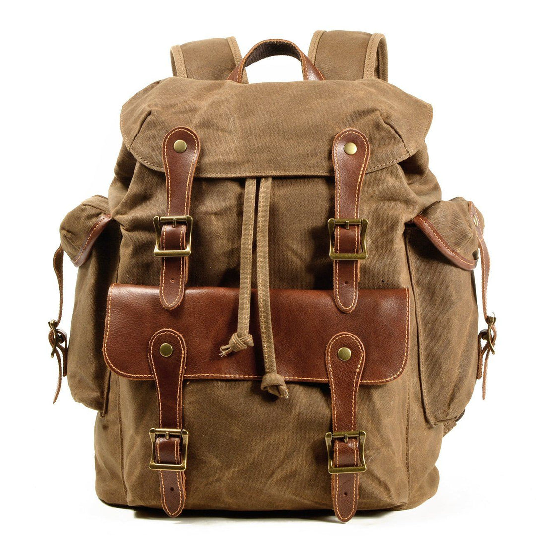 Everest | Vintage Canvas Leather Backpack