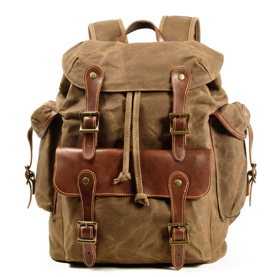 Everest | Vintage Canvas Leather Backpack