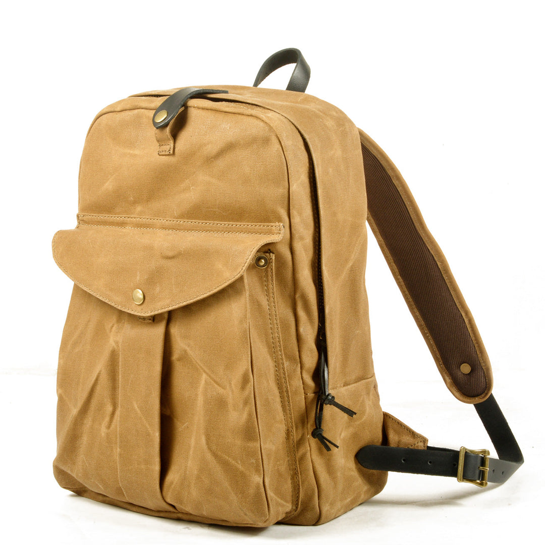 Calder | Canvas and Leather Backpack