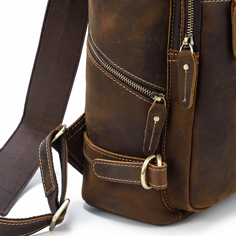Elowen | Vintage Leather Backpack