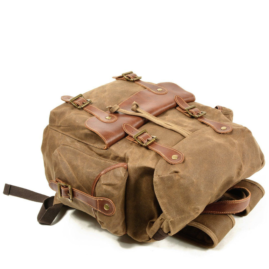 Everest | Vintage Canvas Leather Backpack