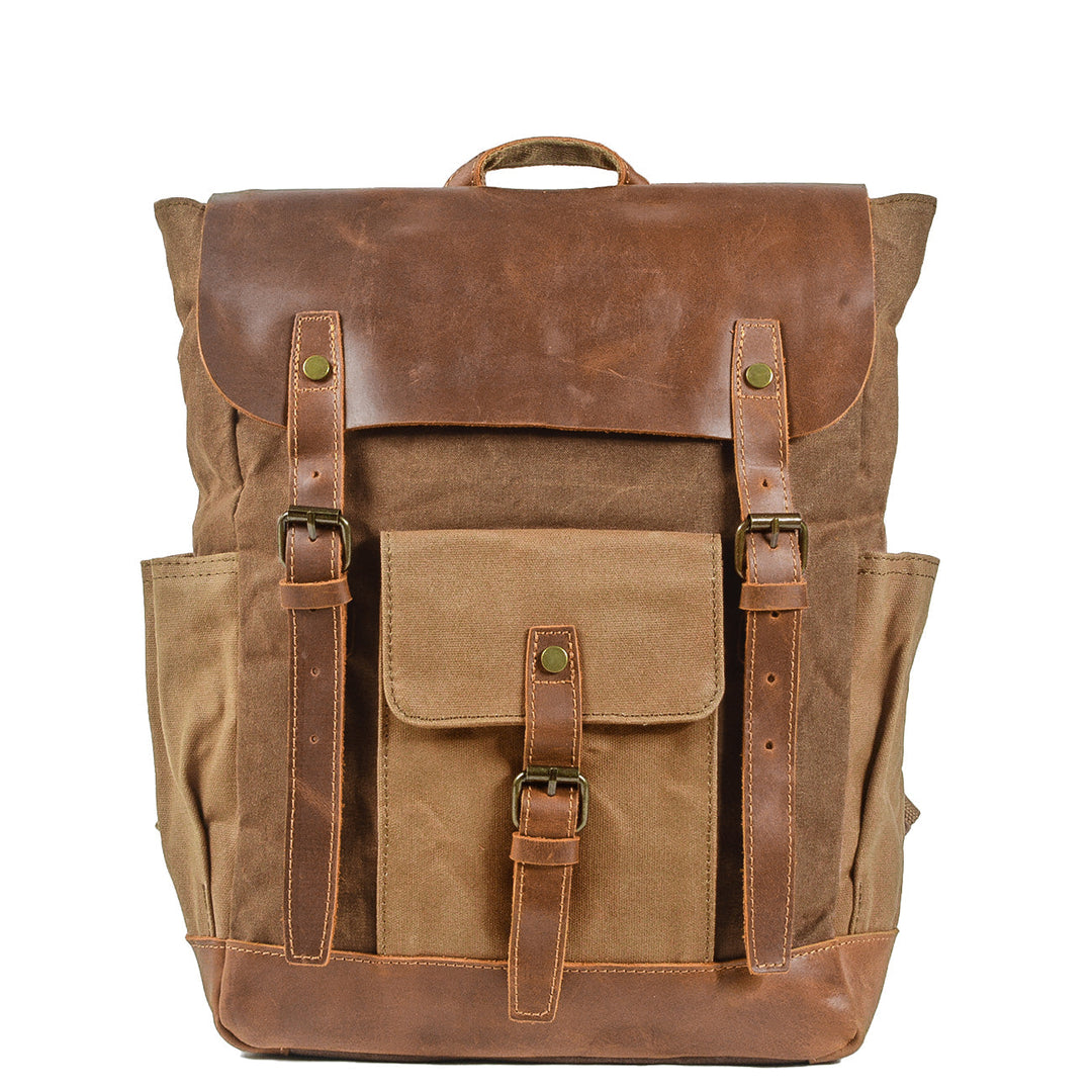Maven | Vintage Canvas Leather Backpack