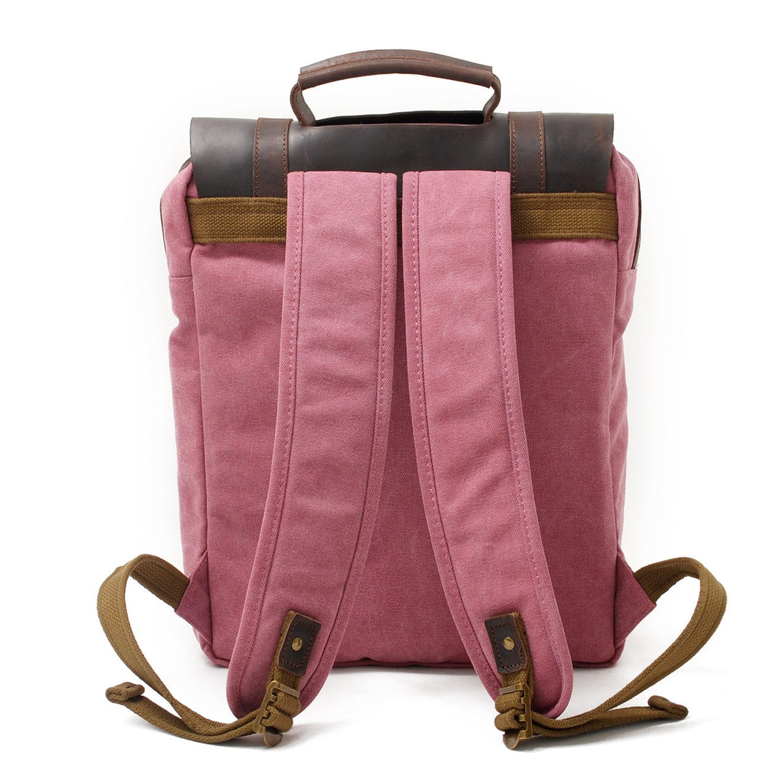 Fenric | Vintage Canvas and Leather Backpack