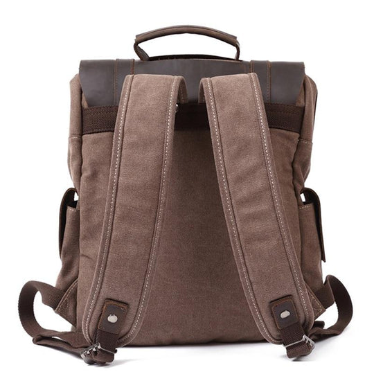 Novera | Vintage Canvas Leather Backpack