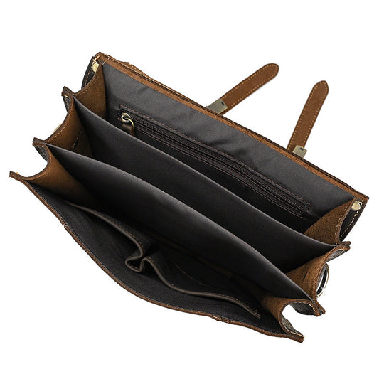 Eris | Vintage Leather Backpack with Removable Straps