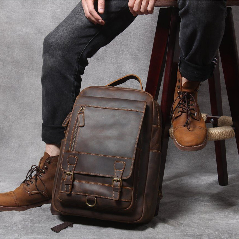 Ezren | Vintage Leather Backpack