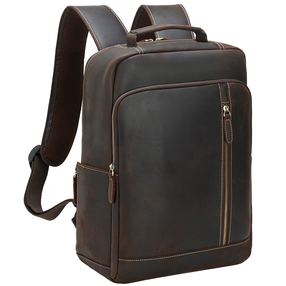 Orin | Leather Laptop Backpack