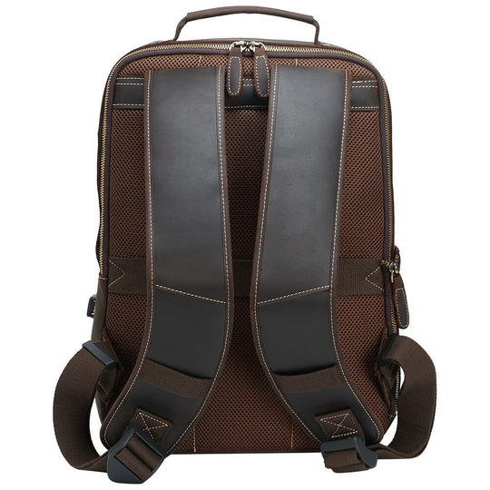 Orin | Leather Laptop Backpack