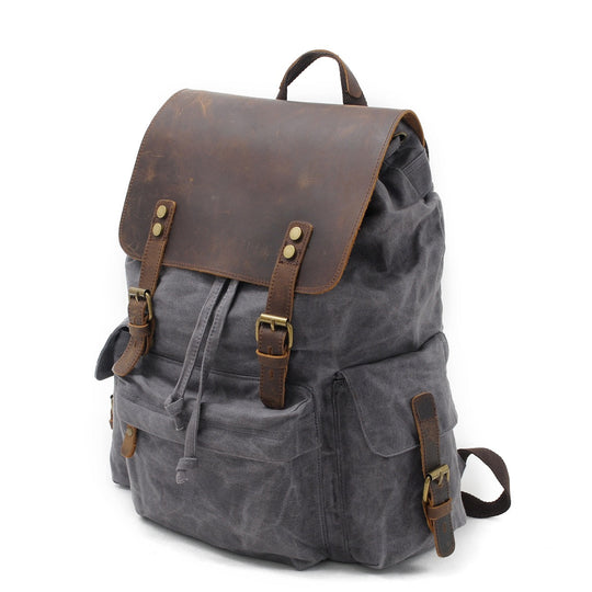 Arven | Vintage Waxed Canvas and Leather Hiking Backpack