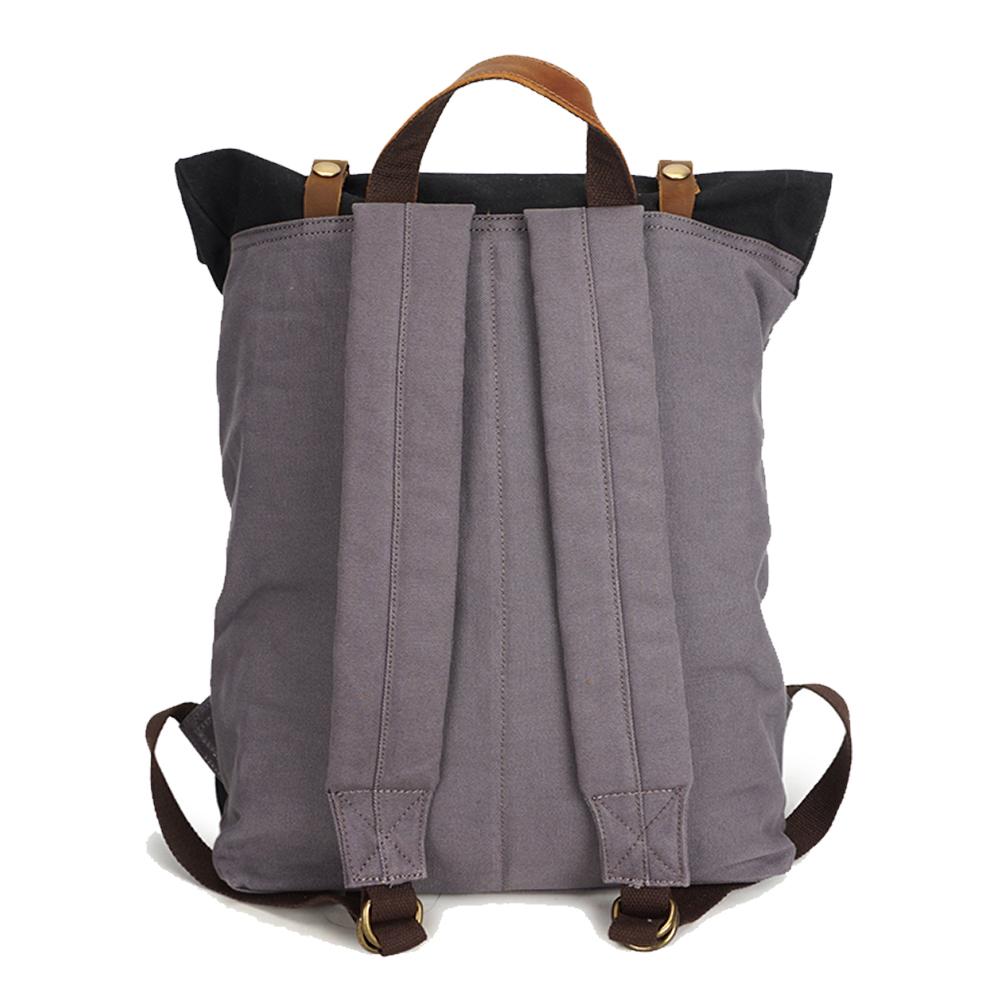 Arvik | Vintage Waxed Canvas Rolltop Backpack