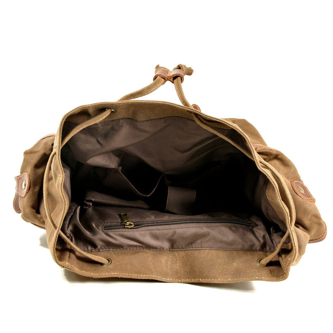 Everest | Vintage Canvas Leather Backpack