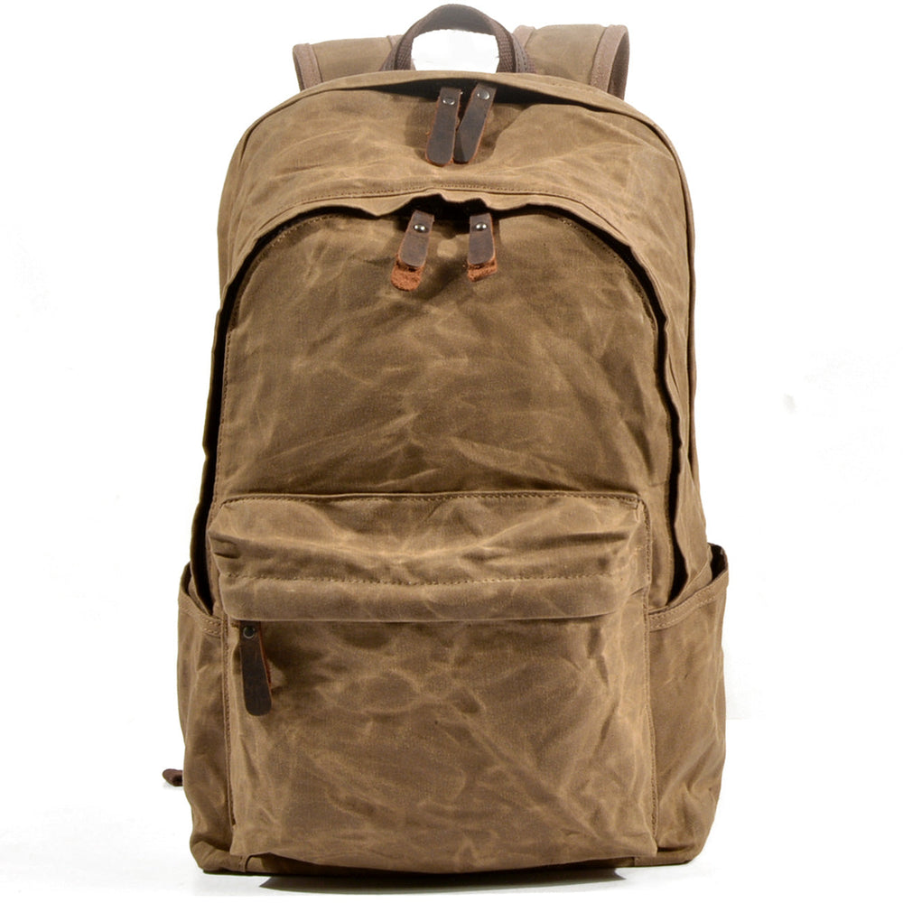 Strathmore | Vintage Canvas and Leather Backpack
