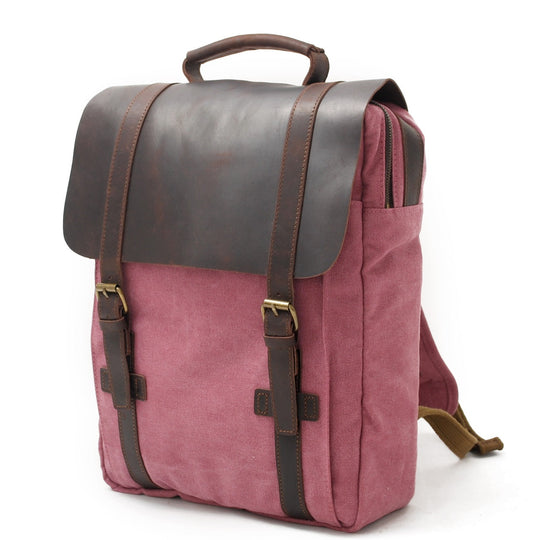 Fenric | Vintage Canvas and Leather Backpack