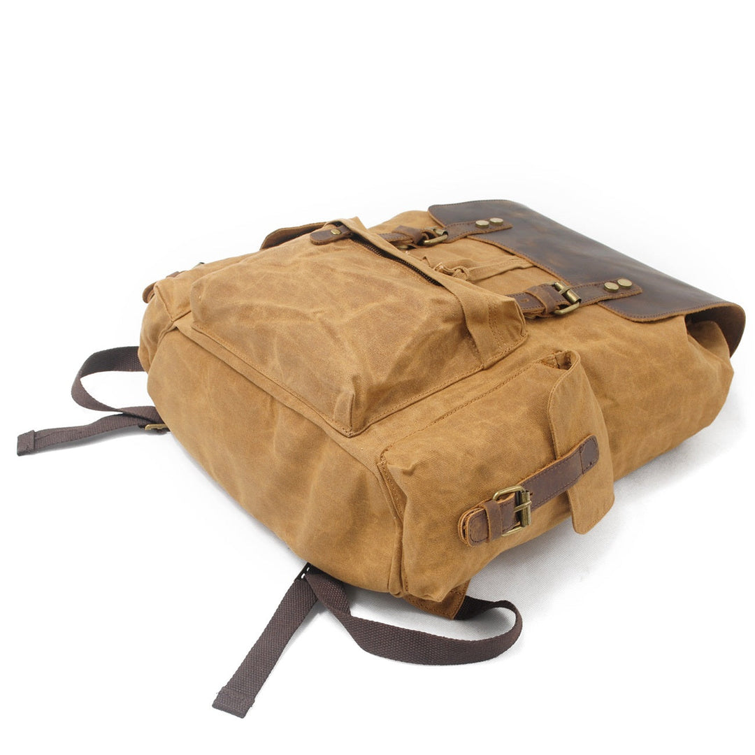 Arven | Vintage Waxed Canvas and Leather Hiking Backpack