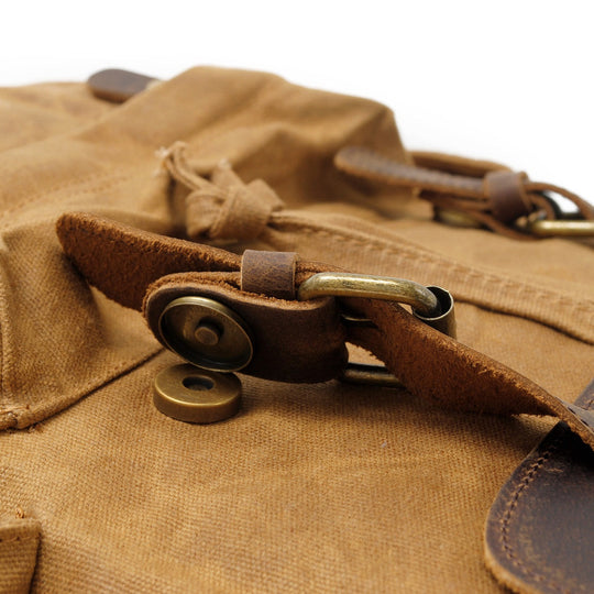 Arven | Vintage Waxed Canvas and Leather Hiking Backpack