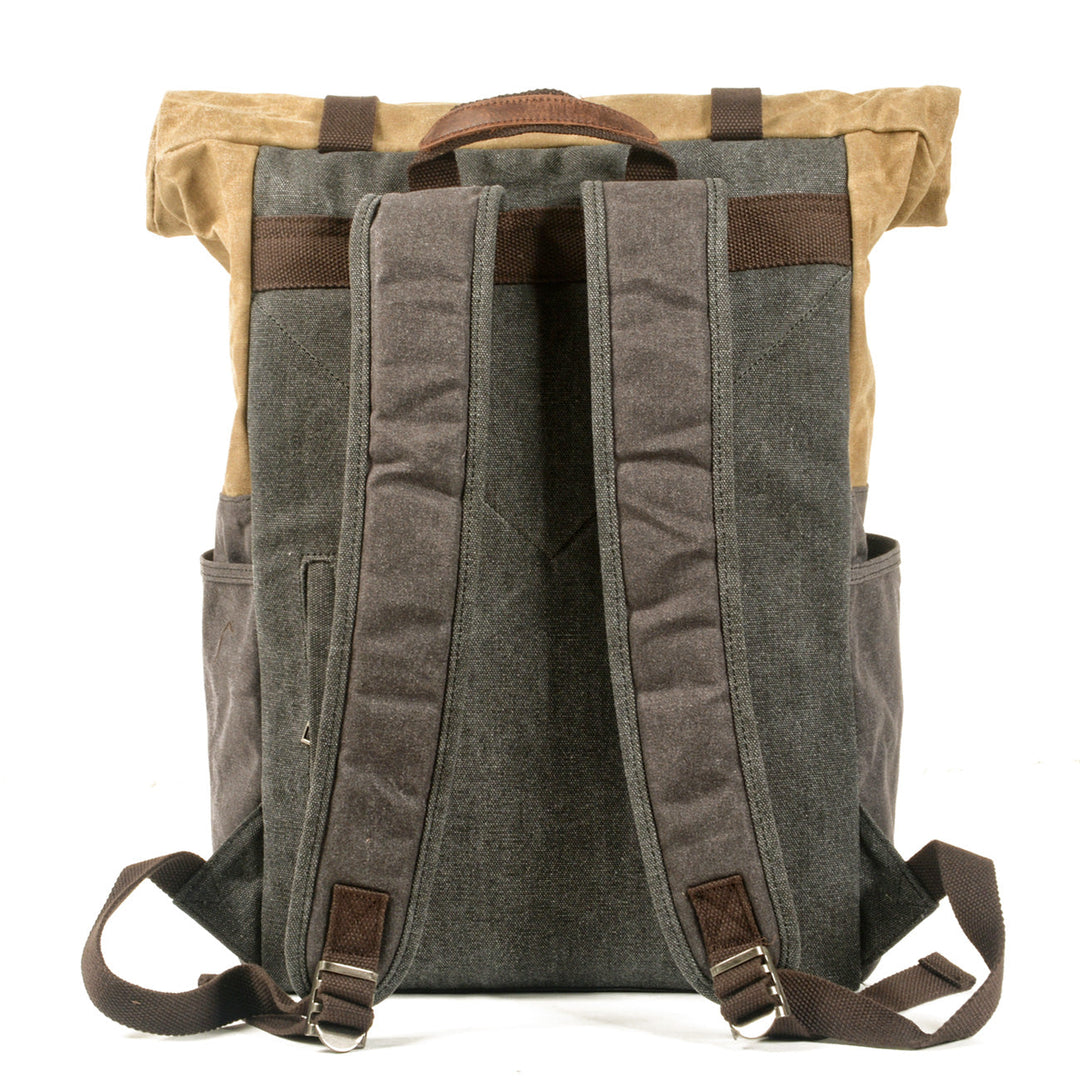 Aelric | Vintage Waxed Canvas and Leather Rolltop